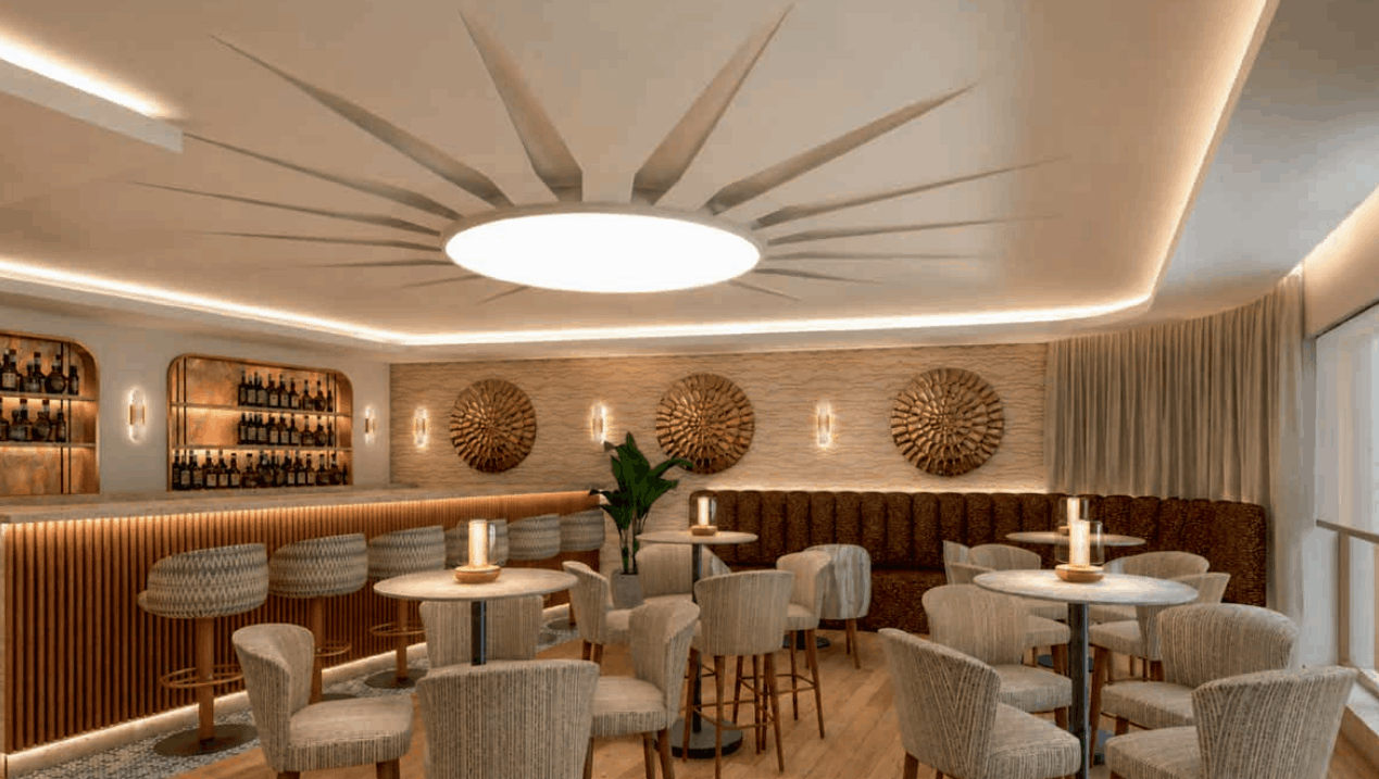 Sunset Bar Ceiling Visualization